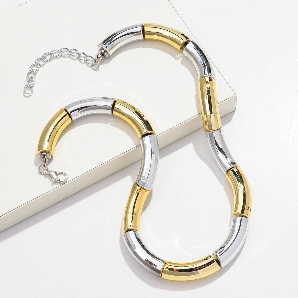 Sweater Neckband Necklace Creative Charm Style Cut Female