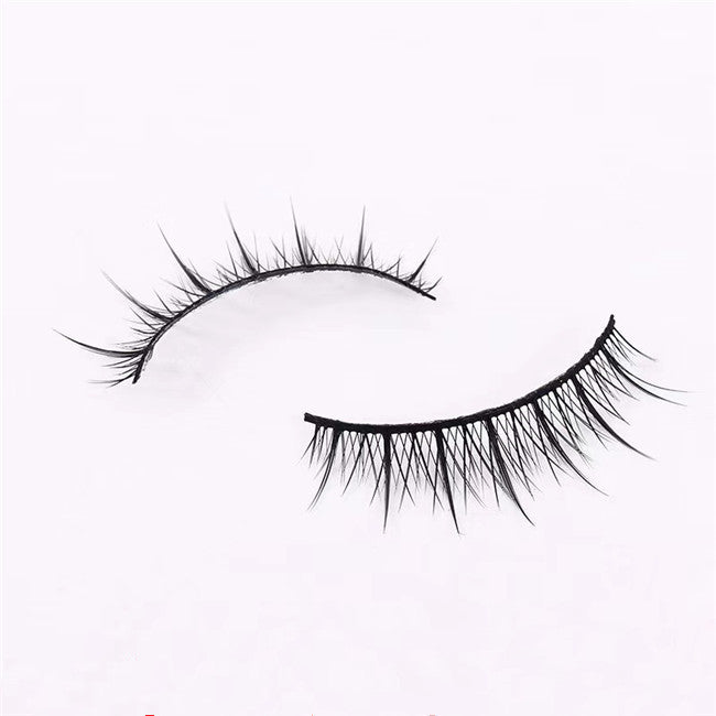 Tips And Tails Clusters Thickened Sparse Long A-type False Eyelashes With Glue