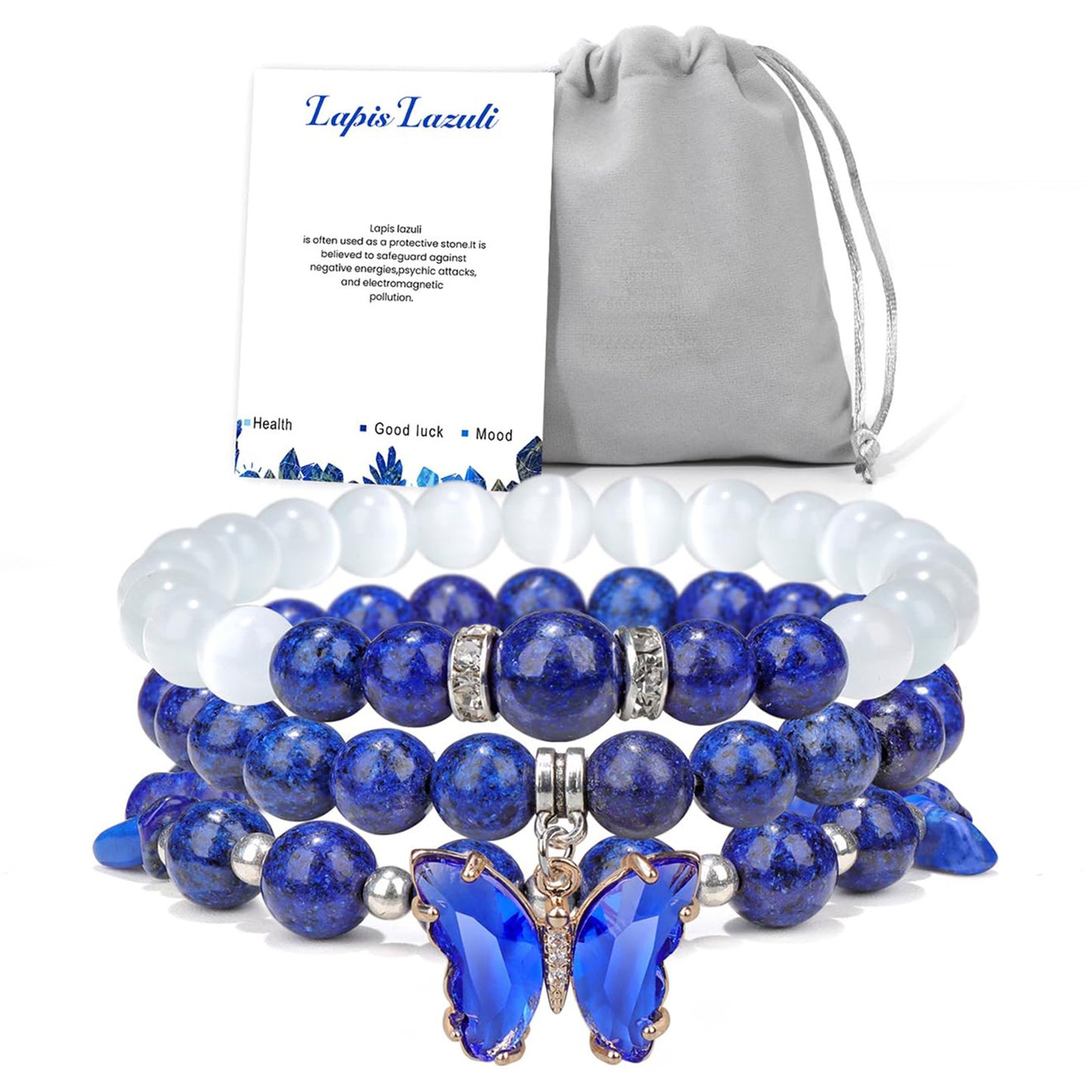 Bohemian Beaded Bracelet Women's Healing Crystal Bracelet