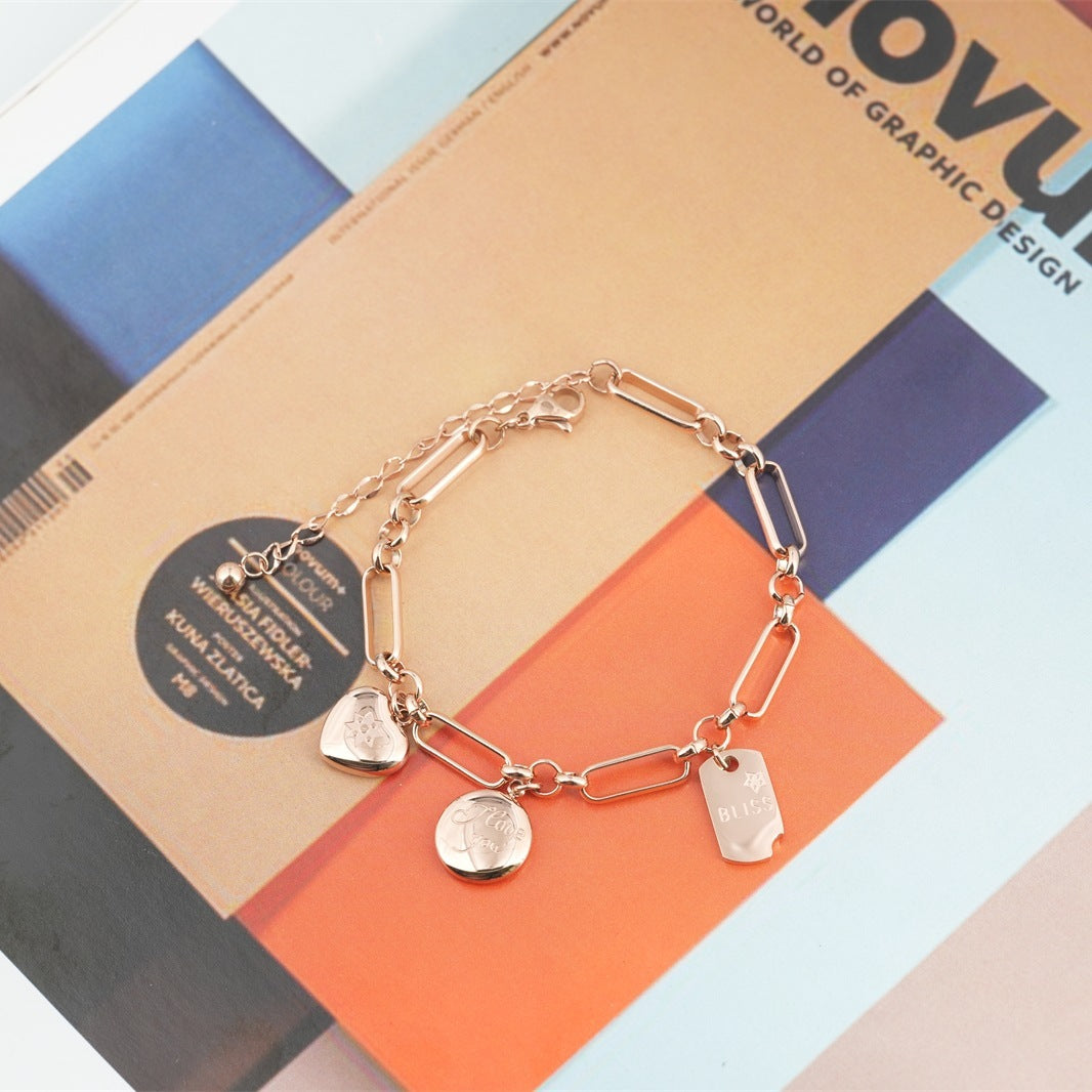 Retro Hong Kong Style Bracelet Anklet