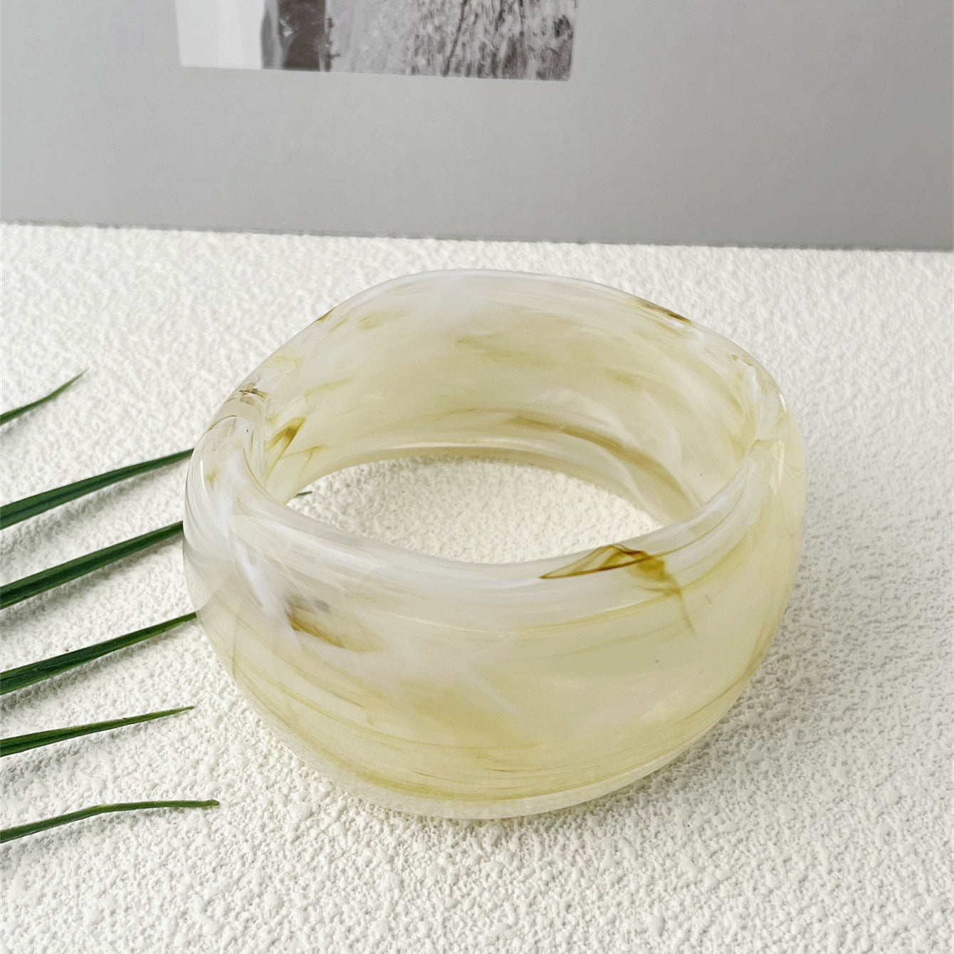 Marble Pattern Acrylic Bracelet Irregular Female