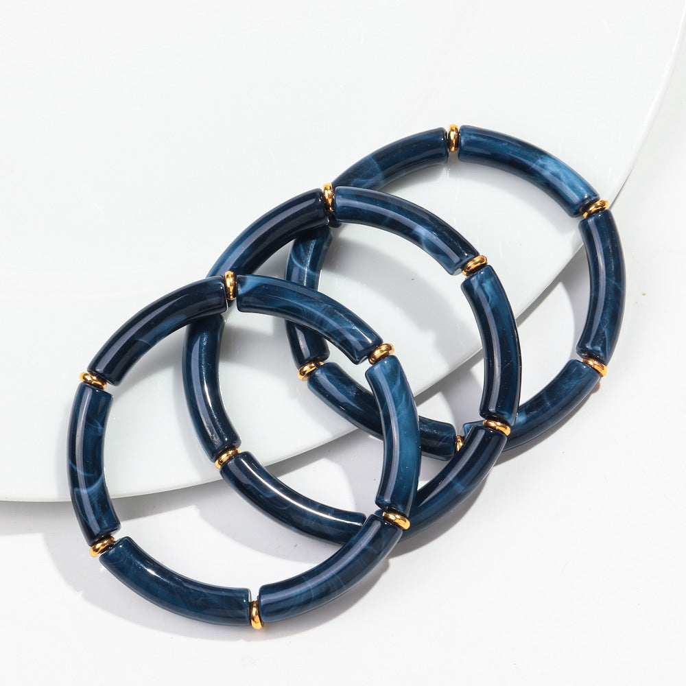 European And American Popular Acrylic Elbow Bracelets Ladies