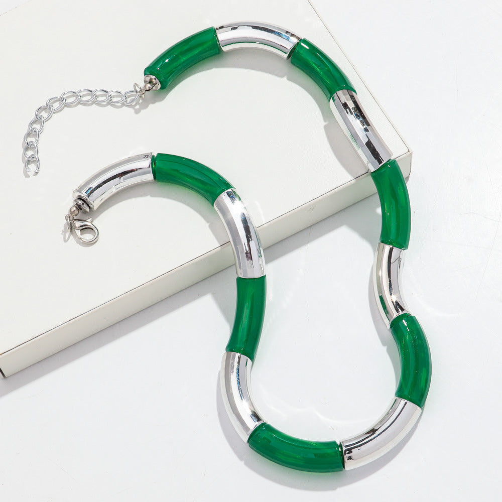 Sweater Neckband Necklace Creative Charm Style Cut Female