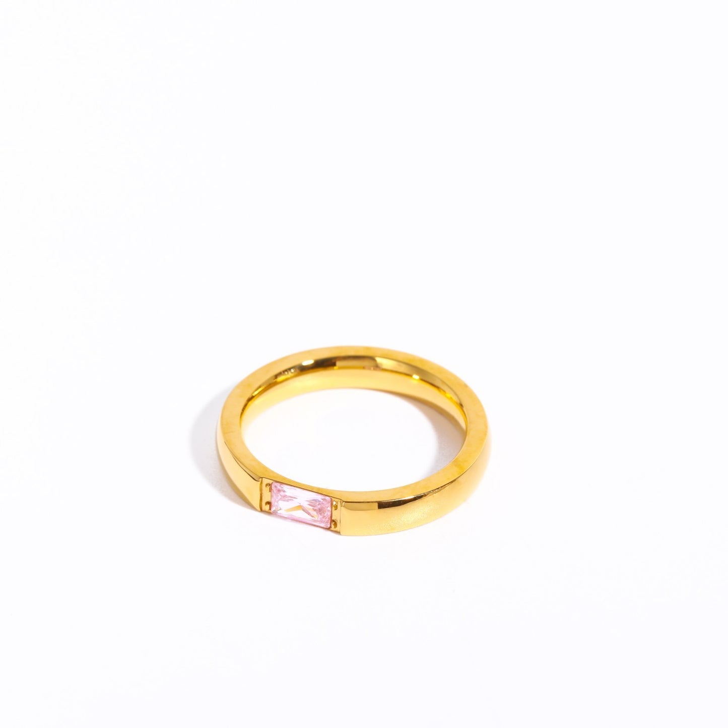 December Color Zircon Ring 18K Gold Plating