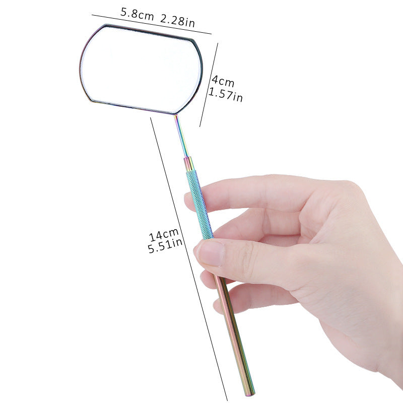 Eyelash Extension Handheld Inspection Glass Rectangular