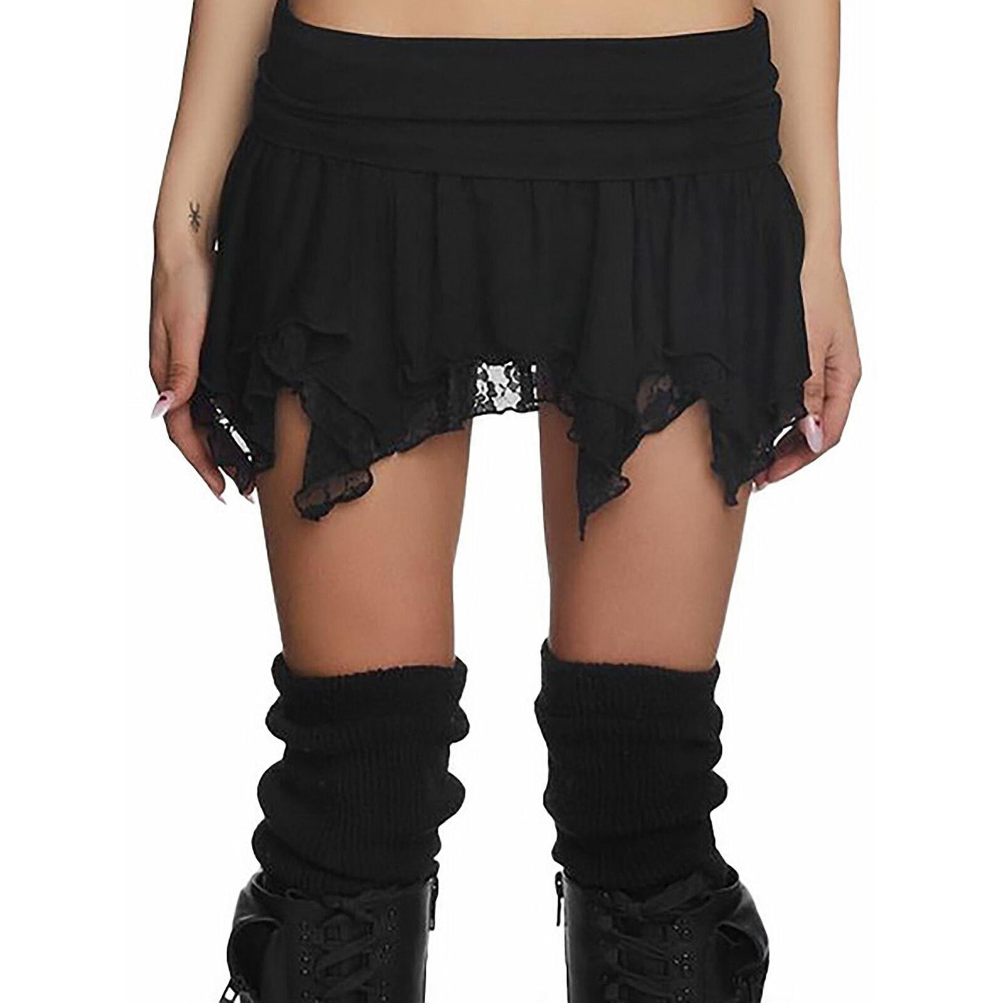 Women's New Sexy Lace Splicing Skirt