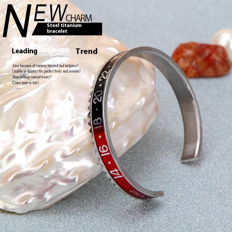 Open Trend Titanium Steel Bracelet