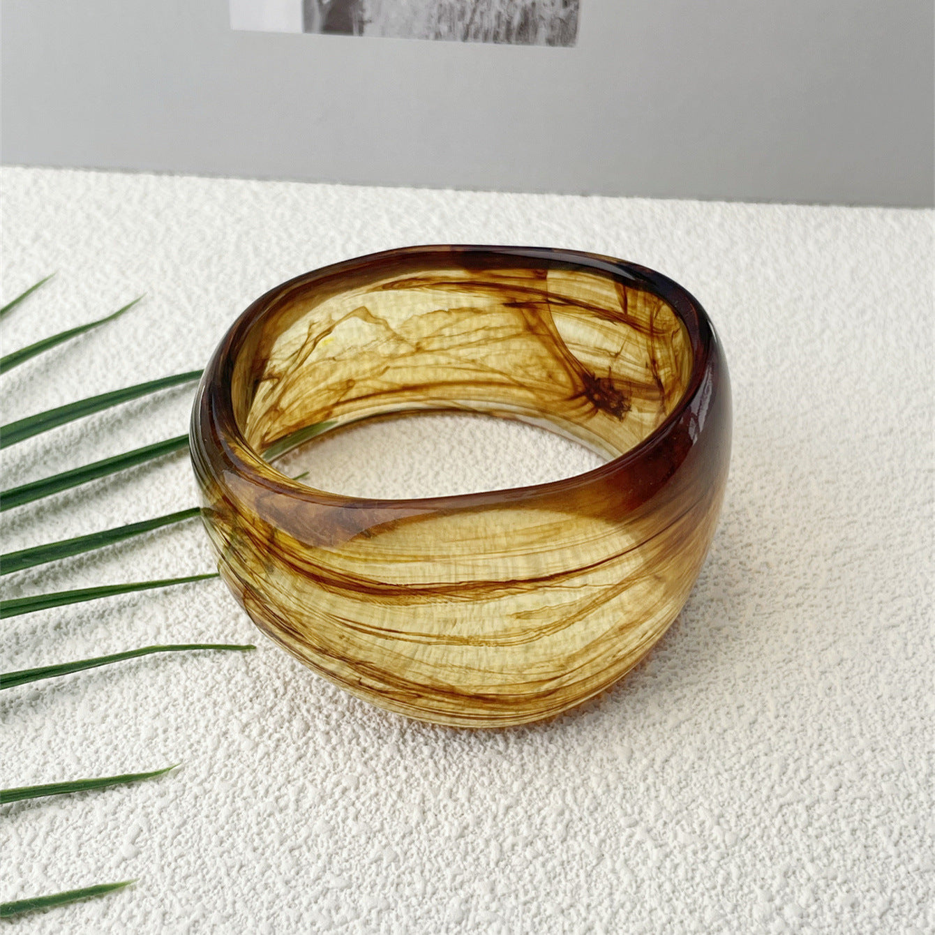 Marble Pattern Acrylic Bracelet Irregular Female