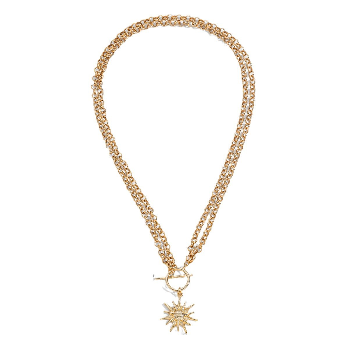Fashion Alloy Thick Chain Necklace Hip Hop