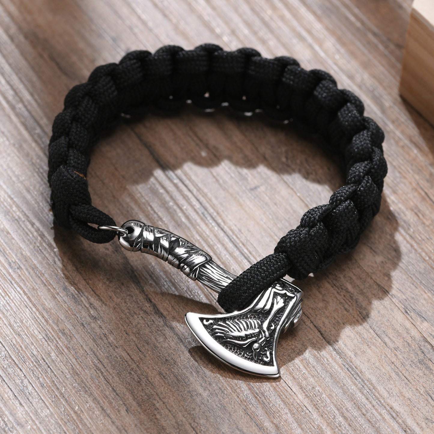 Men's Fashion Stainless Steel Viking Axe Bracelet