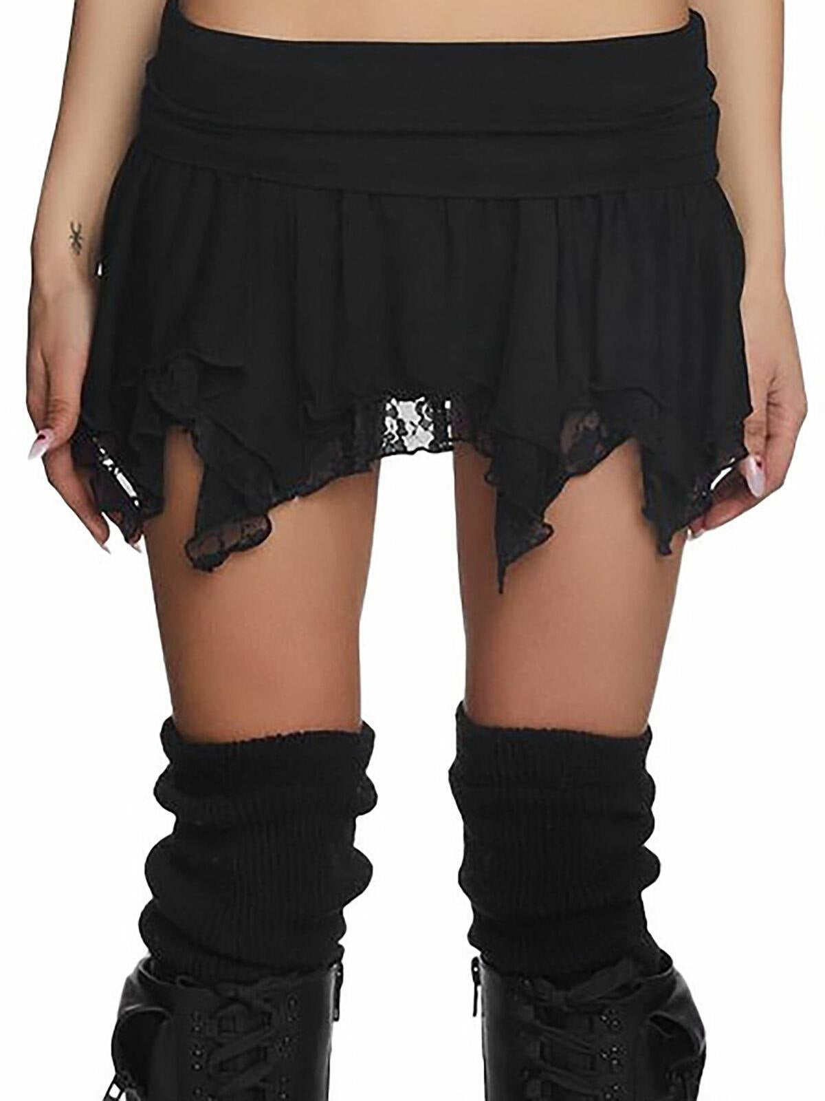 Women's New Sexy Lace Splicing Skirt