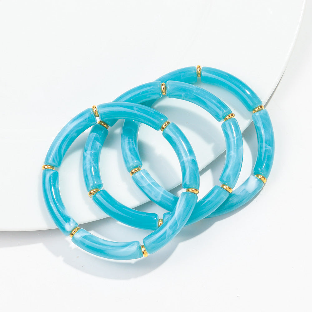 European And American Popular Acrylic Elbow Bracelets Ladies