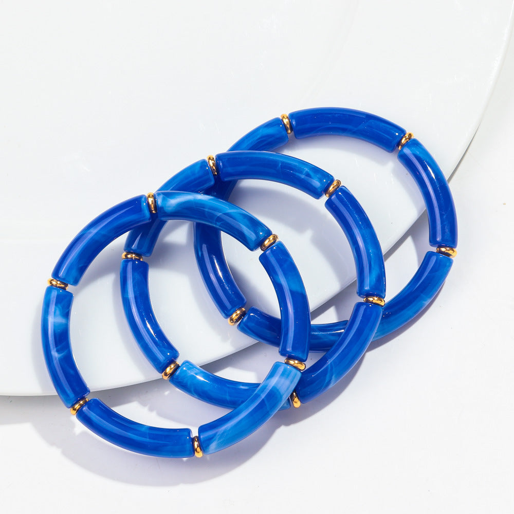 European And American Popular Acrylic Elbow Bracelets Ladies