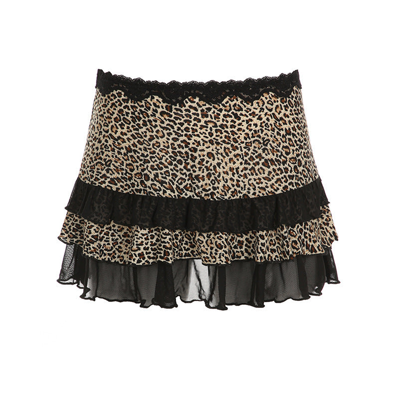 American Slim Lace Low Waist Skirt