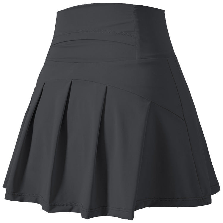 Anti-exposure Loose High Waist Slimming Yoga Tennis Culottes