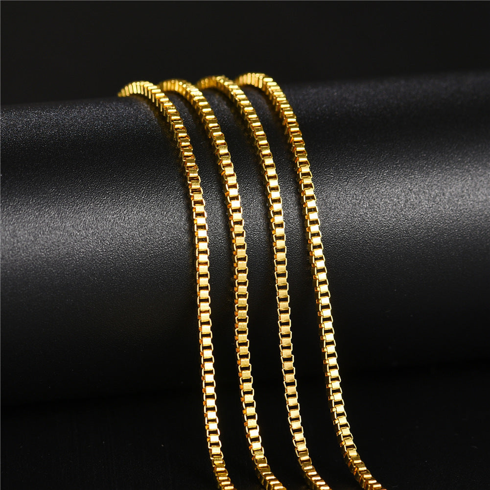 Titanium Steel Furnace Vacuum Plating Necklace