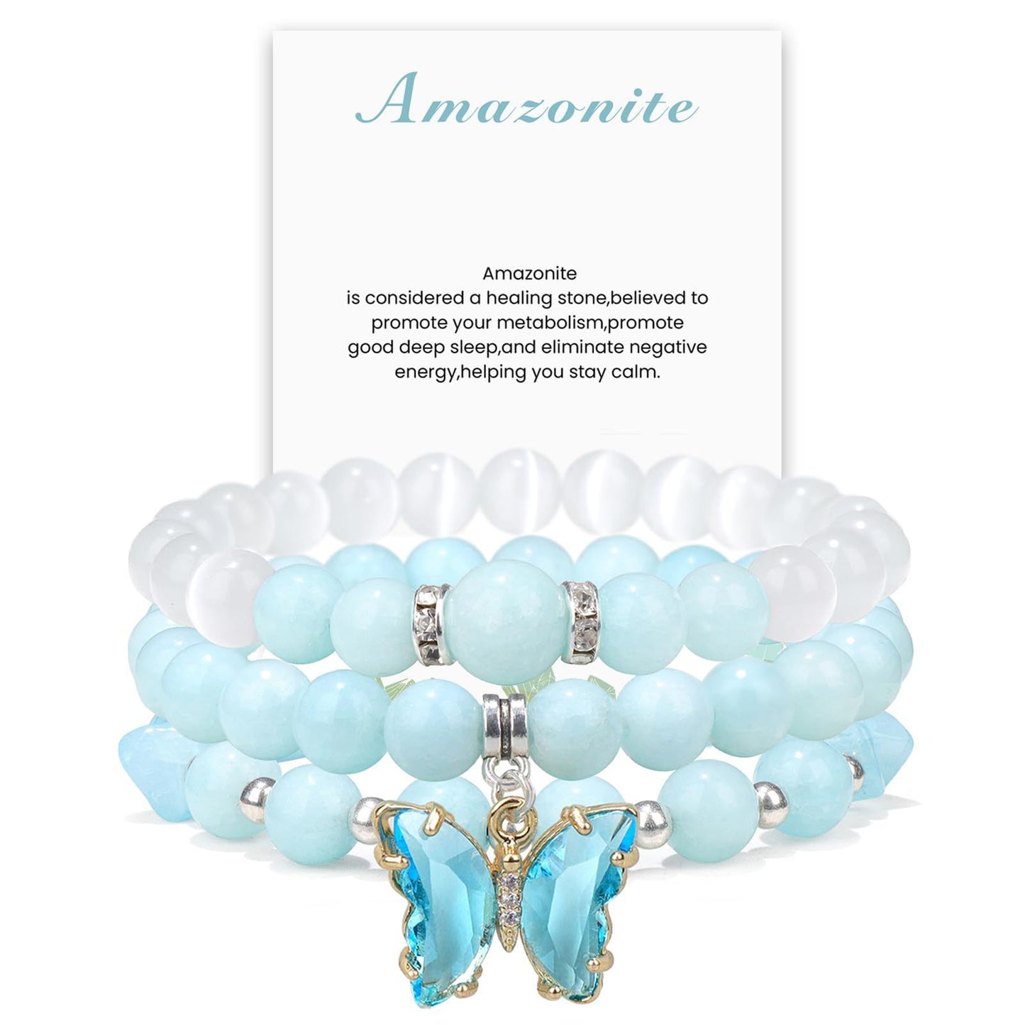 Bohemian Beaded Bracelet Women's Healing Crystal Bracelet