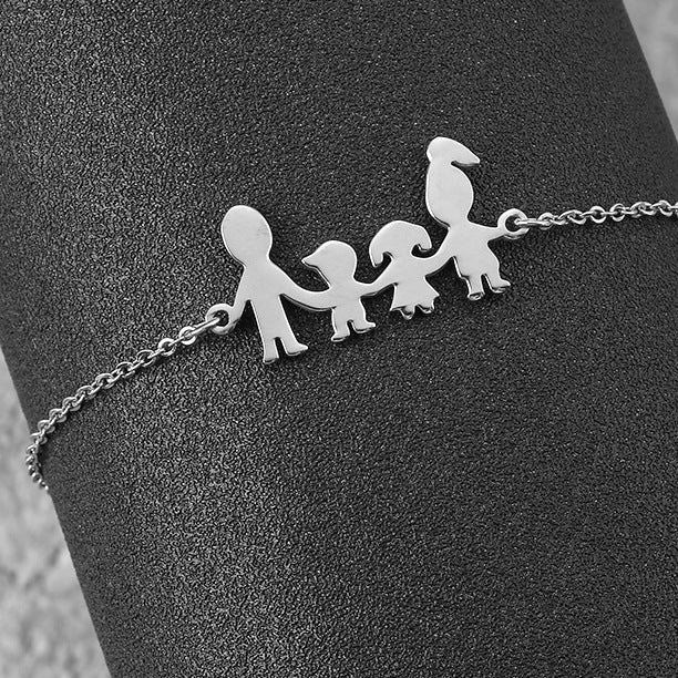 Women's Titanium Steel Gold Plated Bracelet
