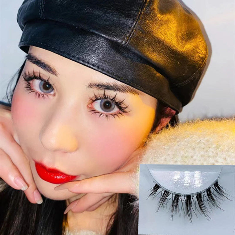Roots And Distinct False Eyelashes 12mm Long To Send Glue