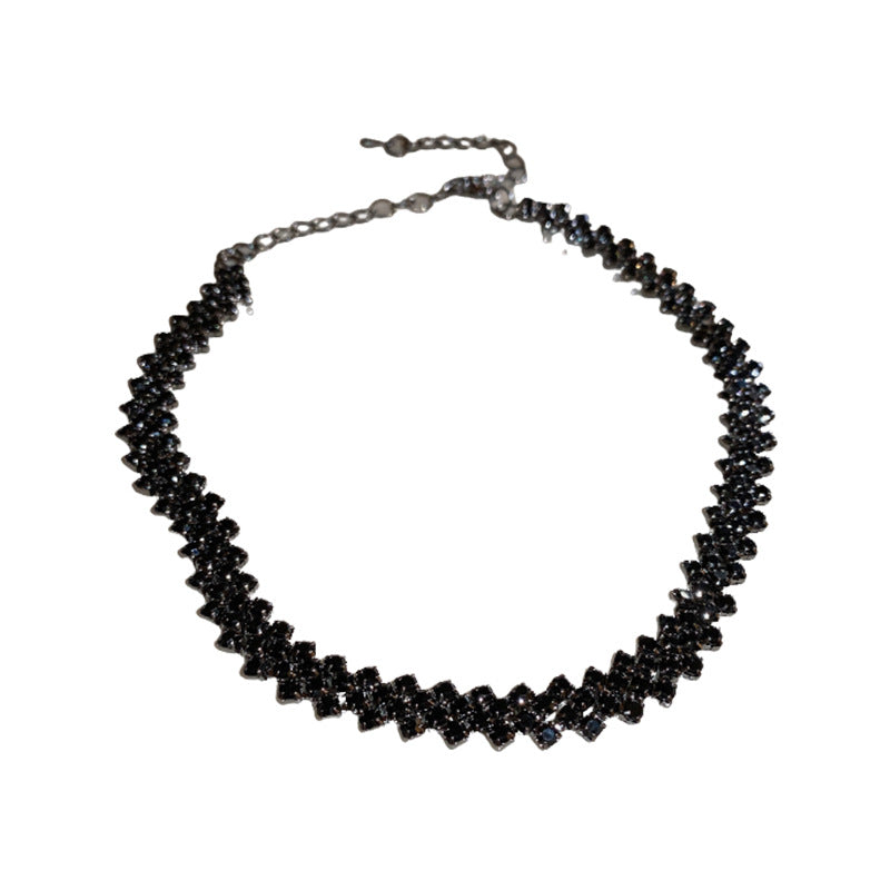 Full Diamond Stitching Necklace Fashion Special-interest