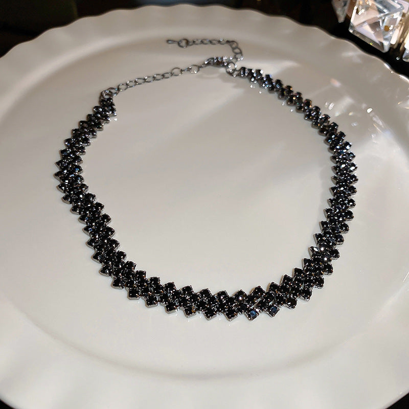 Full Diamond Stitching Necklace Fashion Special-interest