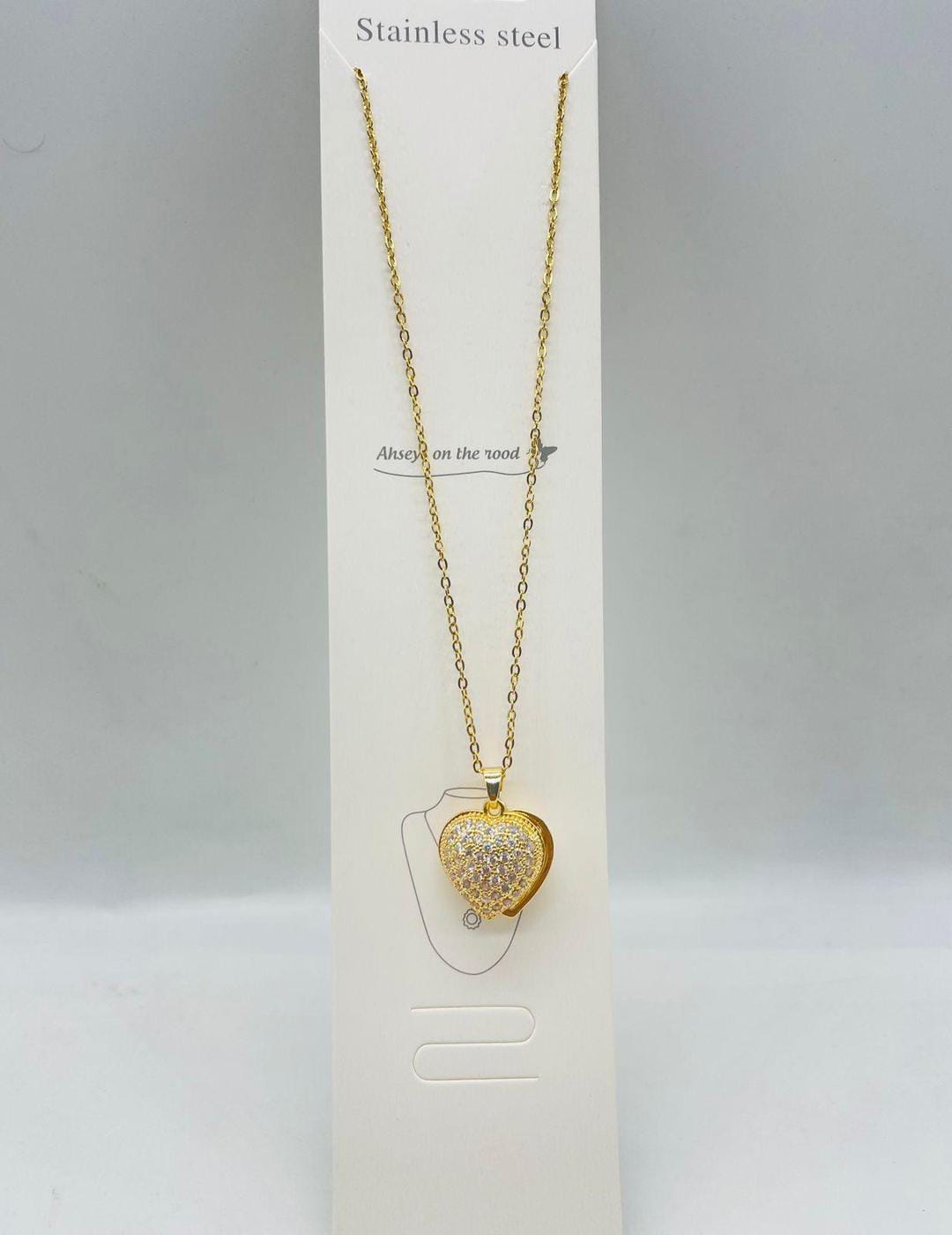 Heart Design Gold Plated Pendant