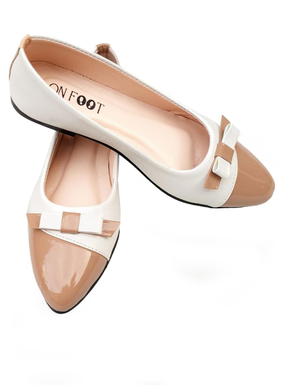 Women's Rexine Fancy Pumps (Brown)