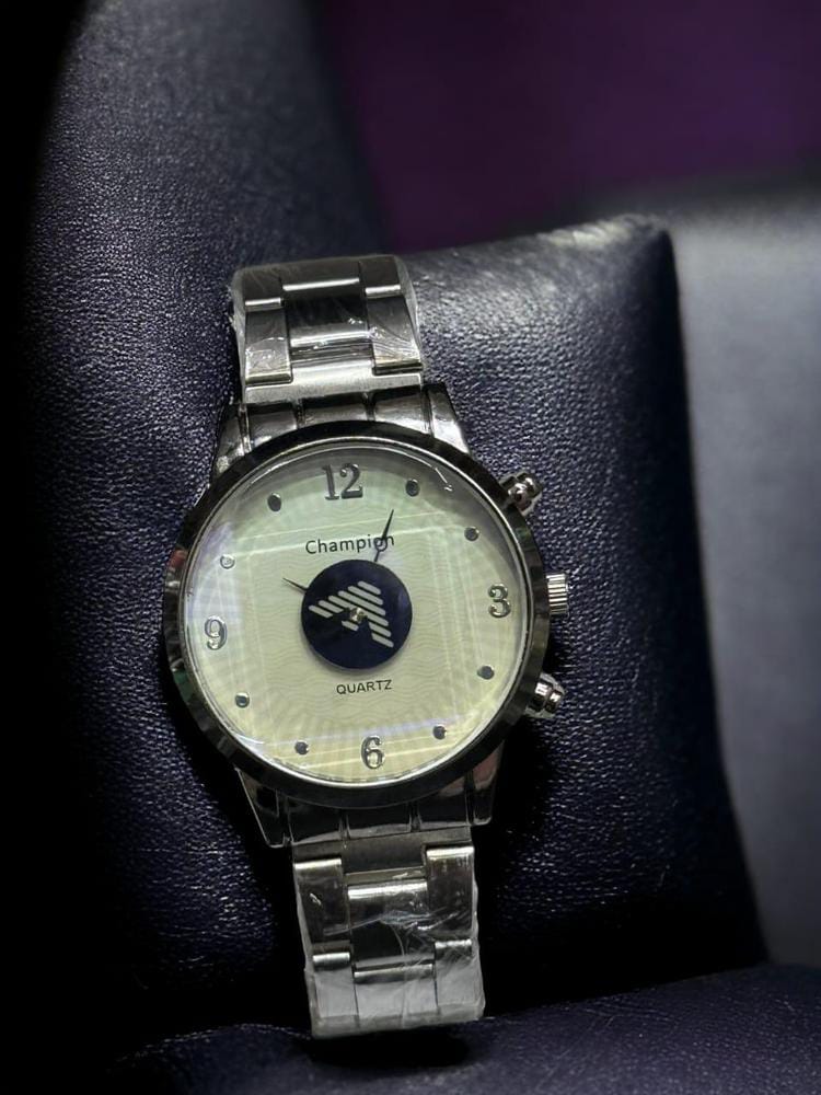 Chain Watch For Men (Silver)