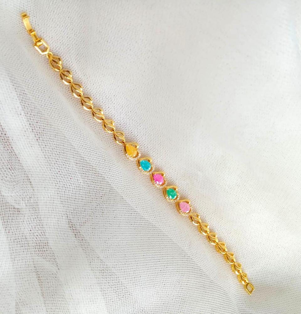 Adjustable Real Stones Bracelet
