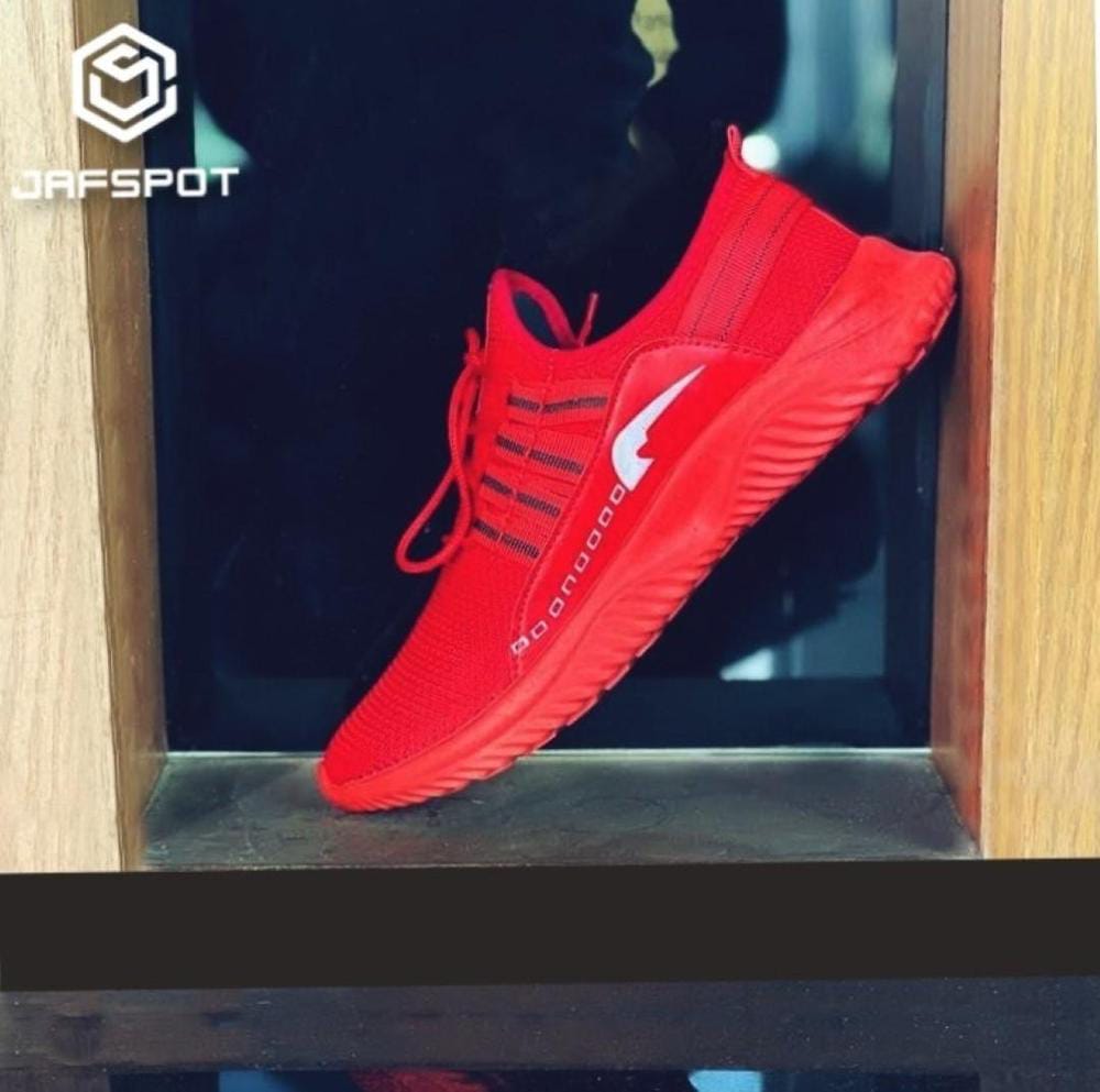 Men's Running Walking Casual Shoes (Red)