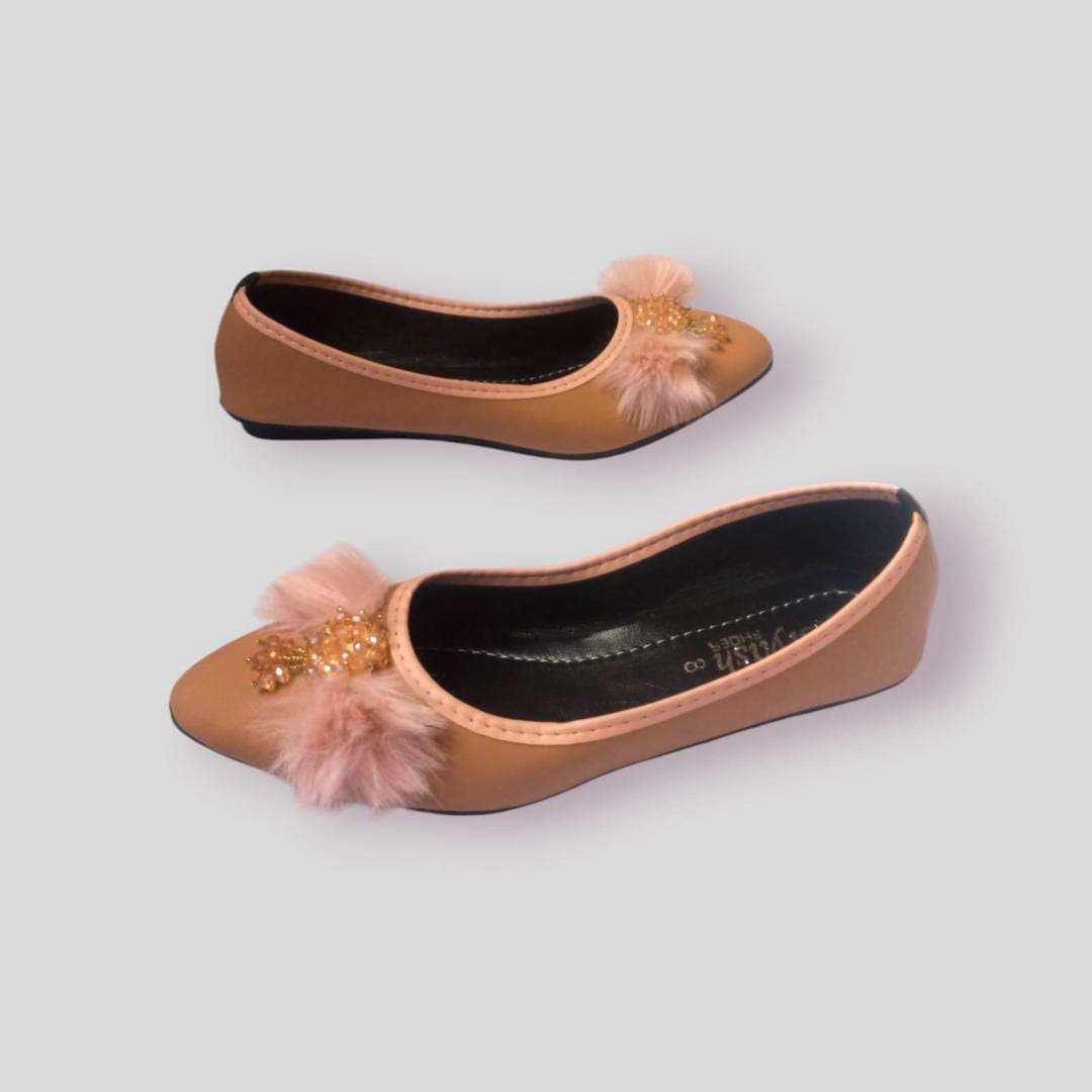 Women's Rexine Semi-Formal Pumps (light Brown)