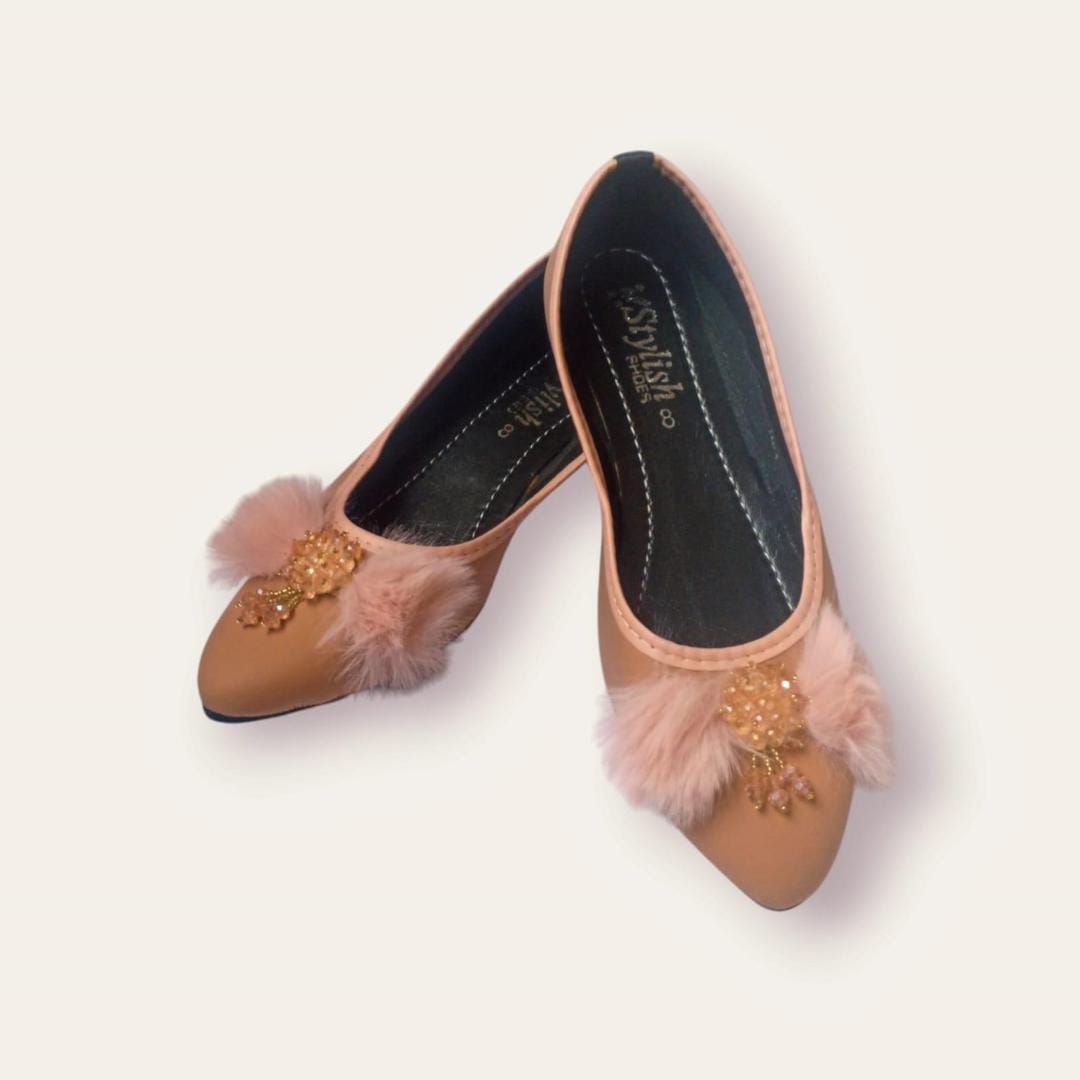 Women's Rexine Semi-Formal Pumps (light Brown)