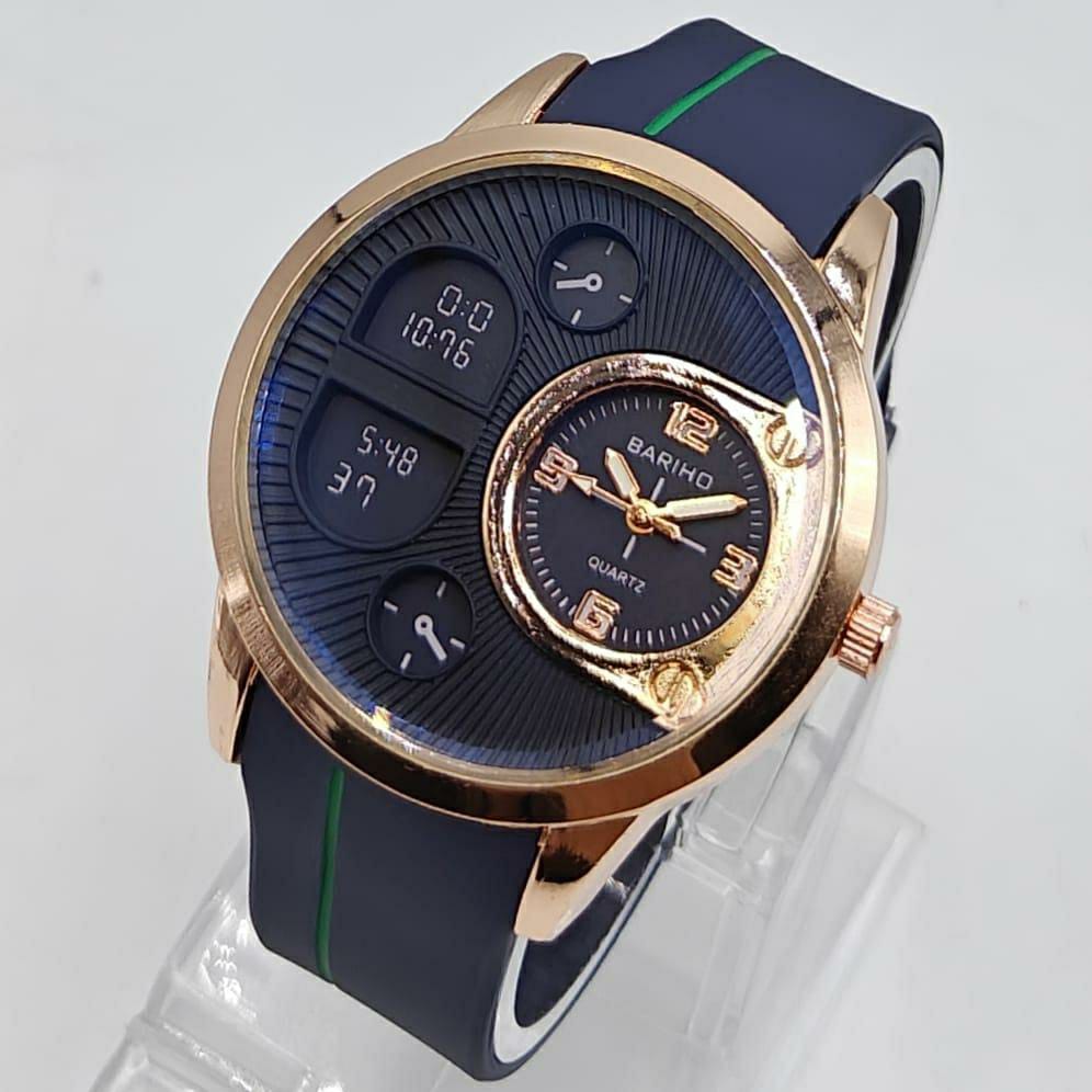Men's Watch (Blue, Golden)