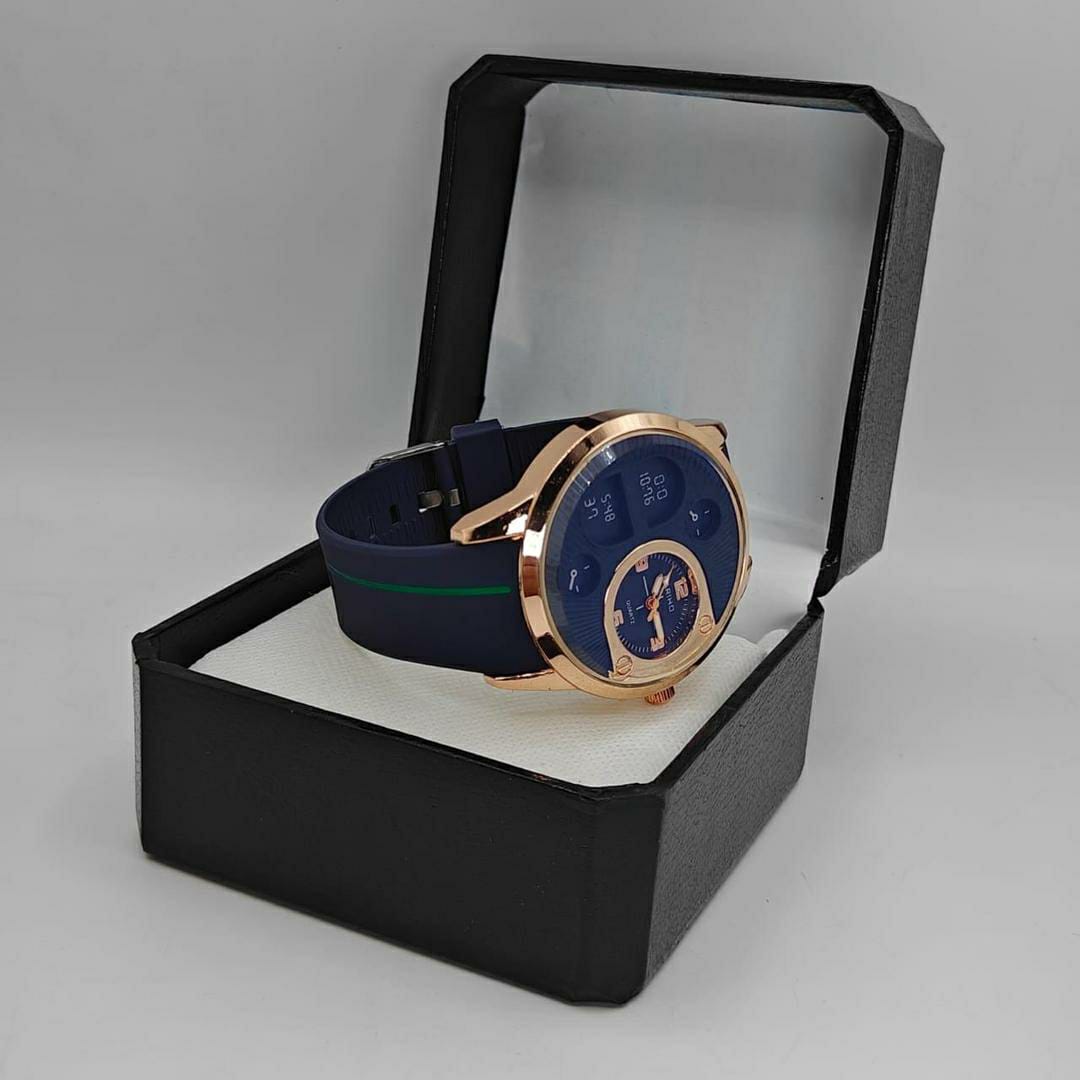 Men's Watch (Blue, Golden)
