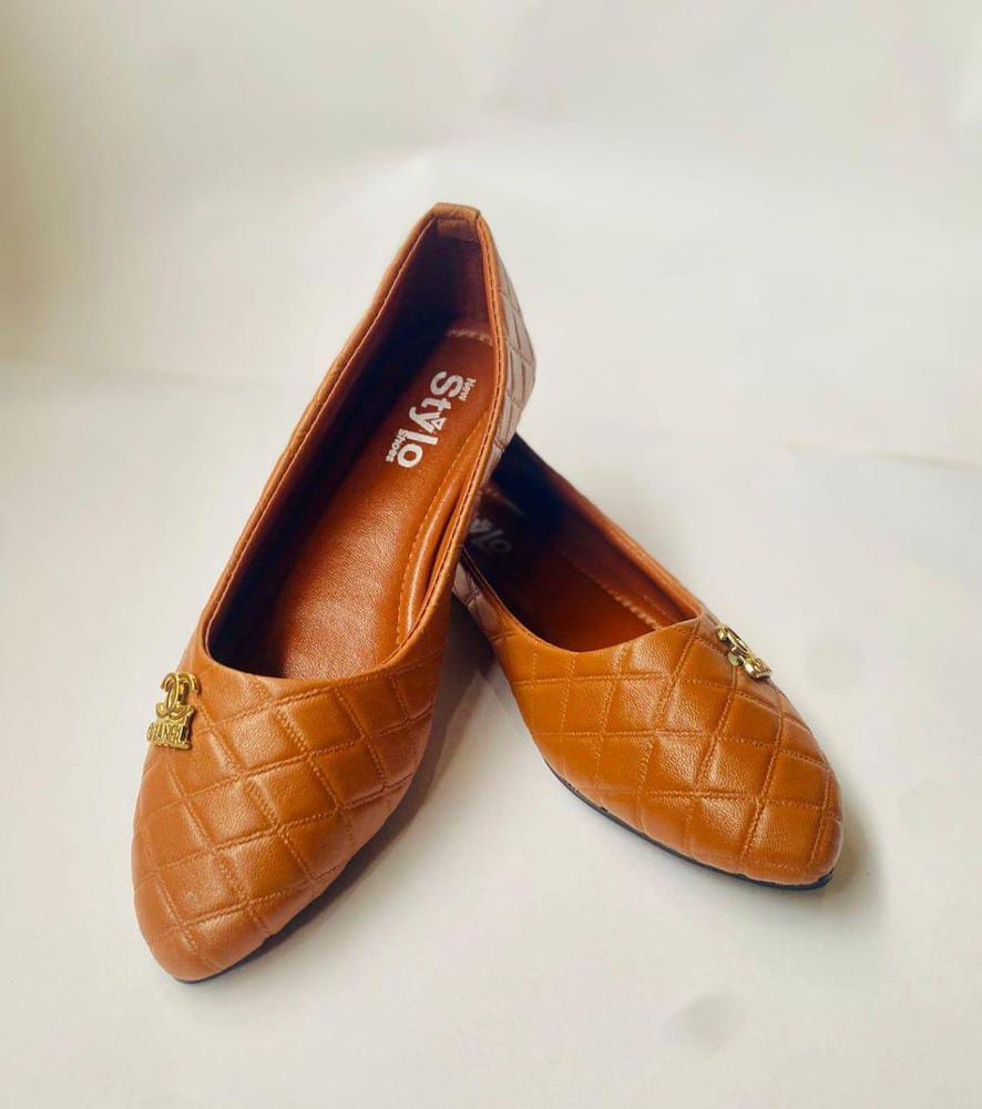 Women's Rexine Pumps (Dark Brown)