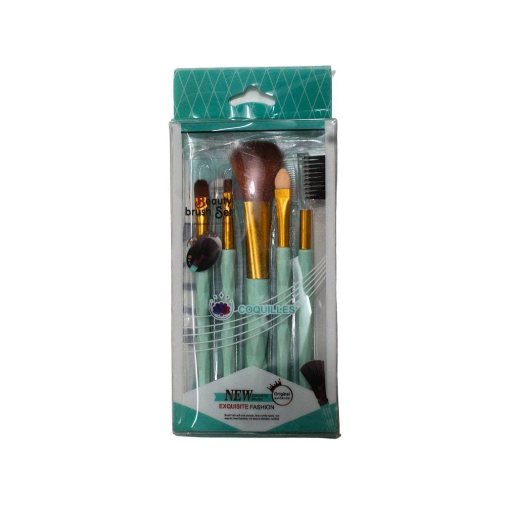 Makeup Brushes Set (Sky Blue)