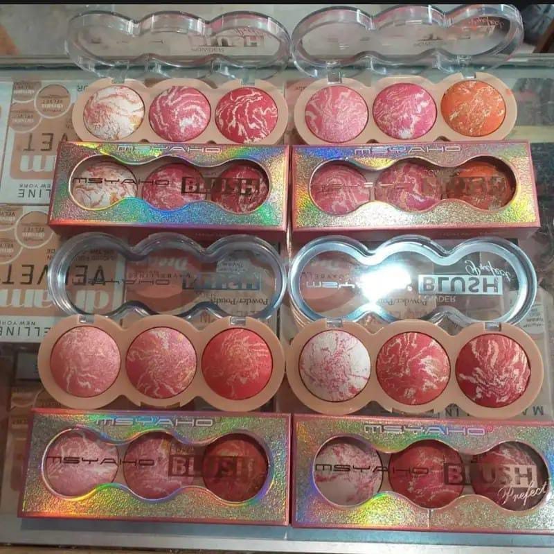 3 in 1 High Pigmented Blush Palette