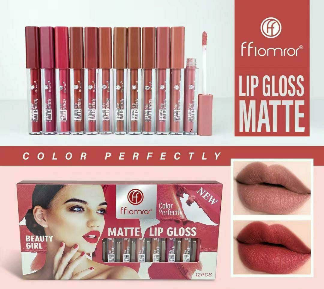 Long Lasting Lip Gloss - Pack Of 12
