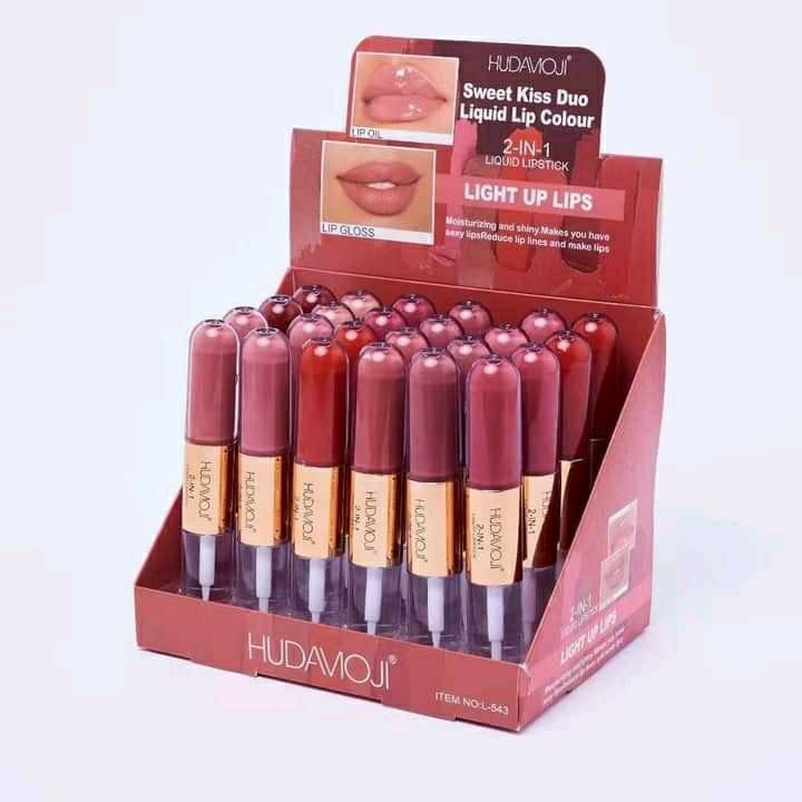 2 In 1 Hydrating Lip Gloss- Pack Of 3