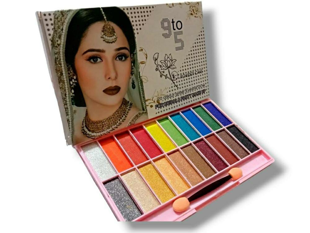 20 Colors Matte And Glitter Eyeshadow Palette