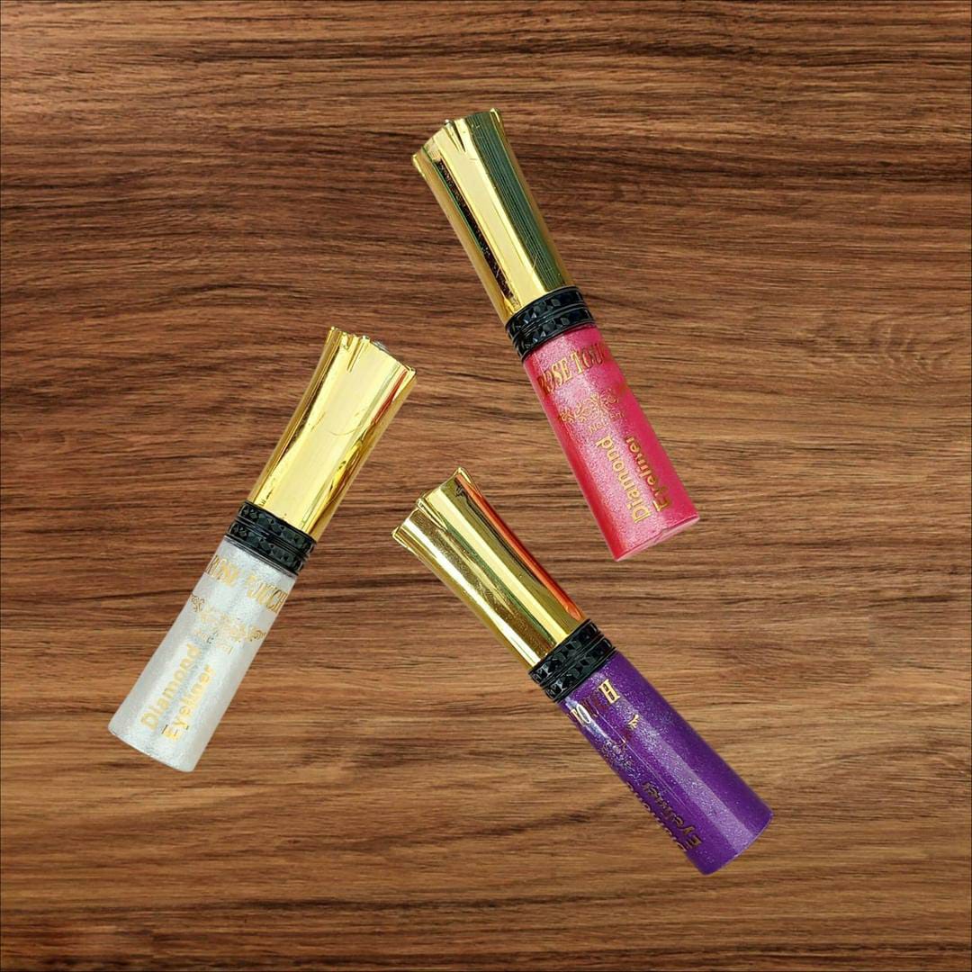 Waterproof & Glitter Eyeliner - Pack Of 3