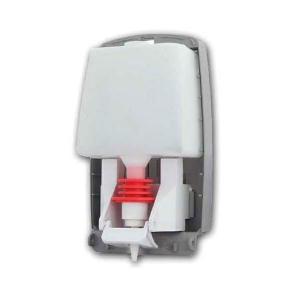 White ABS Plastic Soap Dispenser - 1 Pc, Easy To Clean & Maintain