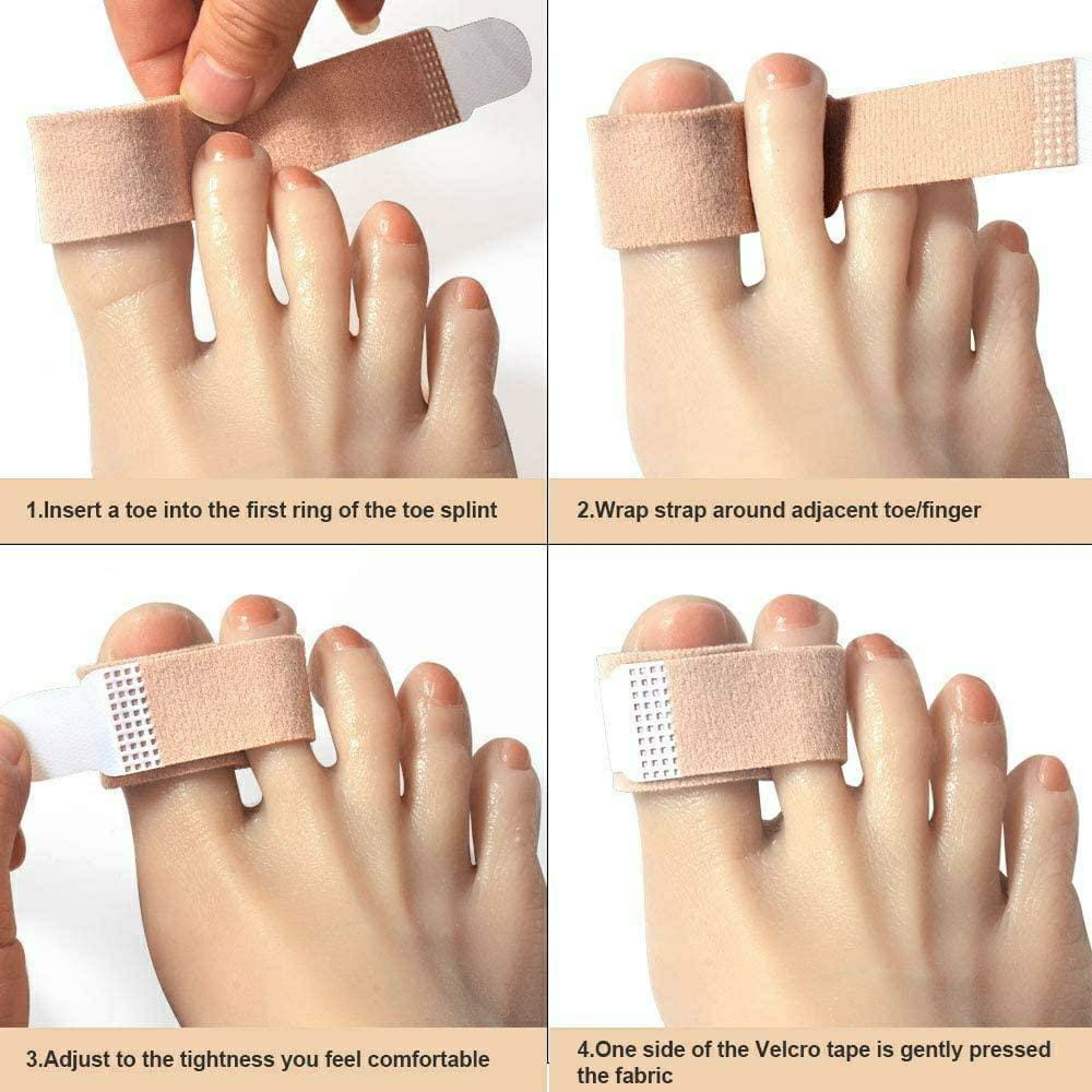 Toe Wraps Fabric Band-Aids - Pack Of 2