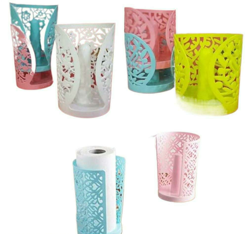 Holder For Round Toilet Tissue Paper Roll Multicolor