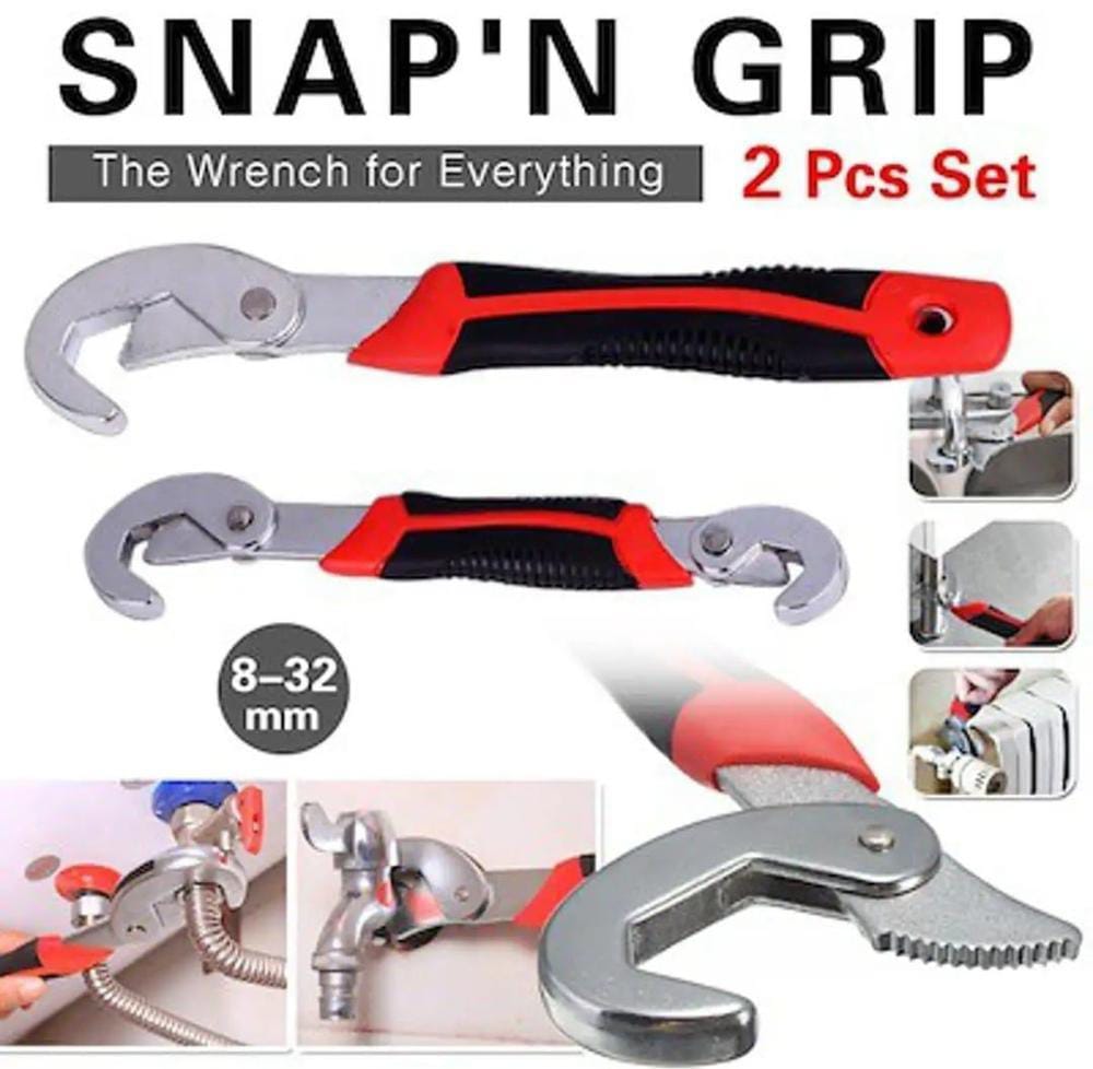 Premium Stainless Steel Wrench Set - 2 Pcs