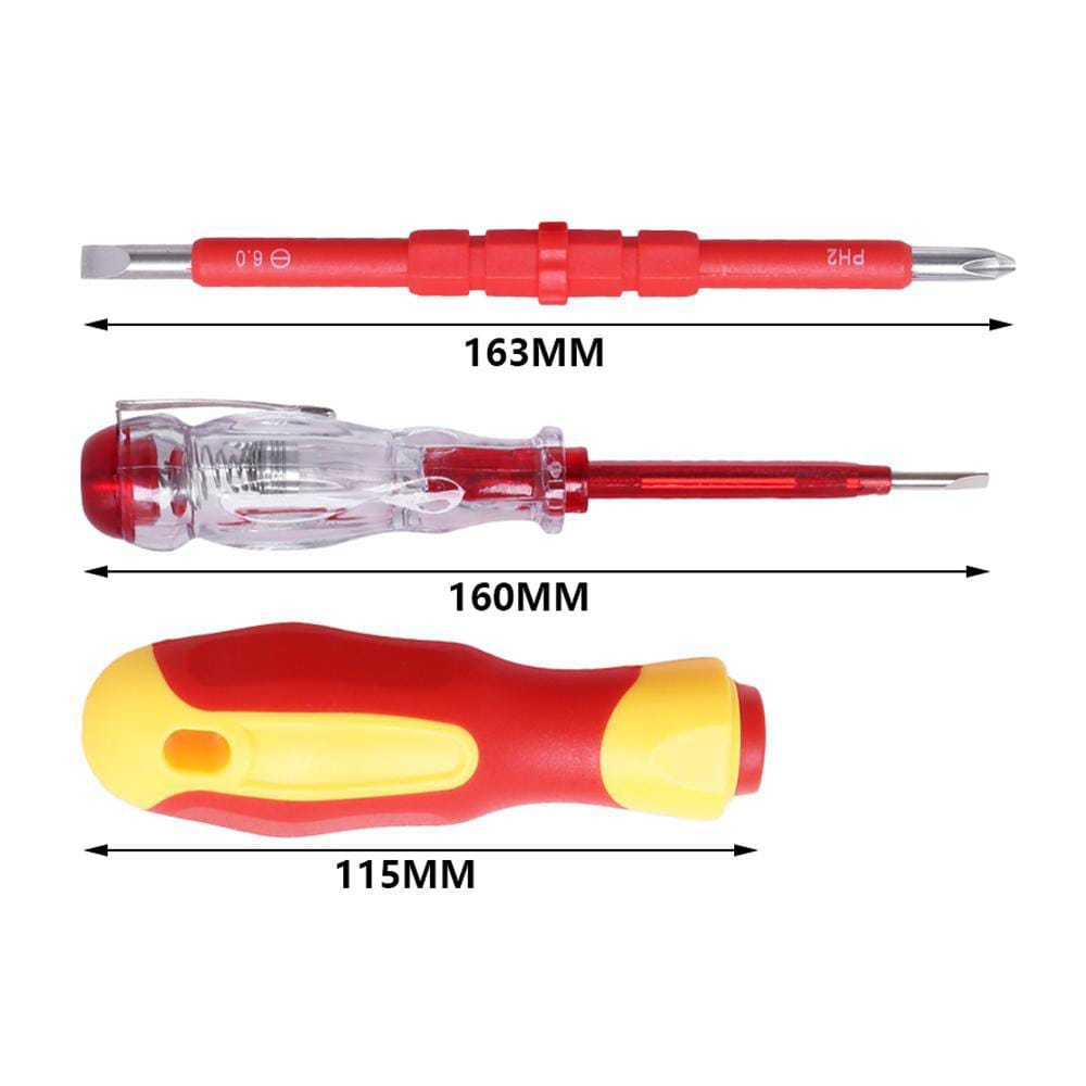 12 Pcs ABS Plastic Screwdriver Set - Essential Tool Kit for Every DIY Enthusiast