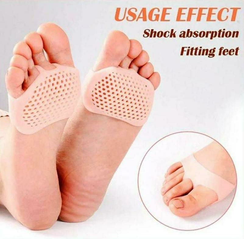 2 Pcs Silicone Tip Toe Breathable Foot Protector