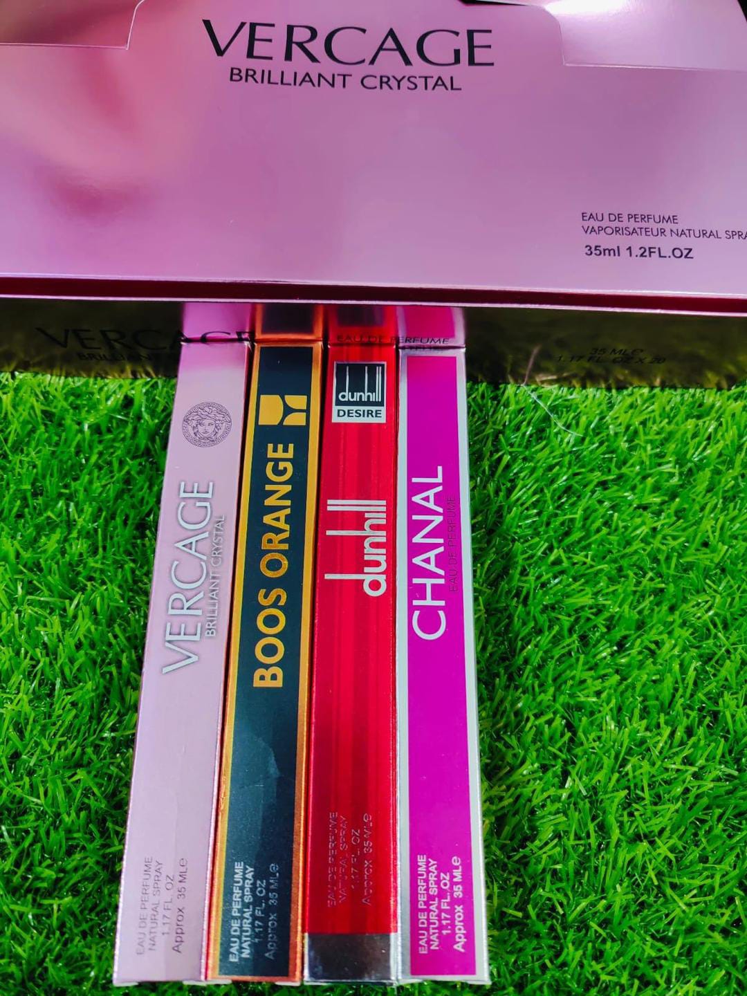 Refreshing Floral Pocket Perfume Set - 4 Pcs for Men