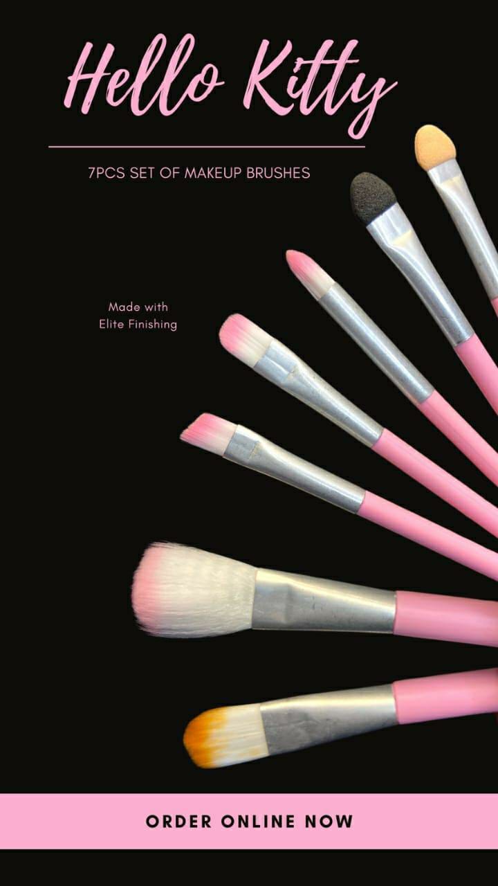 7 Pcs Makeup Brushes Set