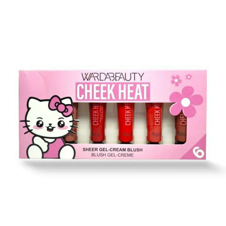 Heat Shimmer Gel-Cream Blush, Pack of 6
